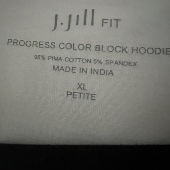 J. Jill Fit Progress Color Block Hoodie - Picture 2 of 4